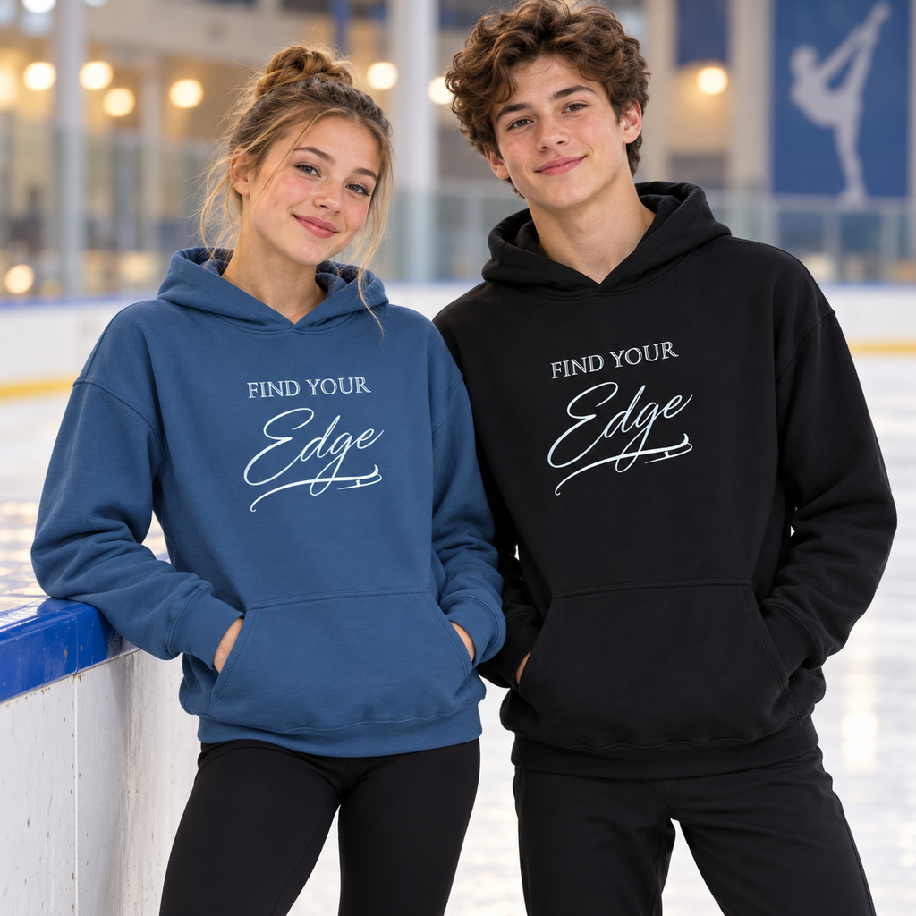 "Find Your Edge" Adult Hoodie- Silver Mist Edition (Unisex)
