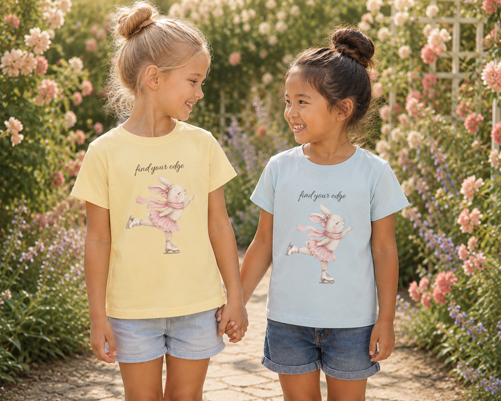 Hunny Bunny-"Find Your Edge" Kids Organic Tee (Sz 2-8)