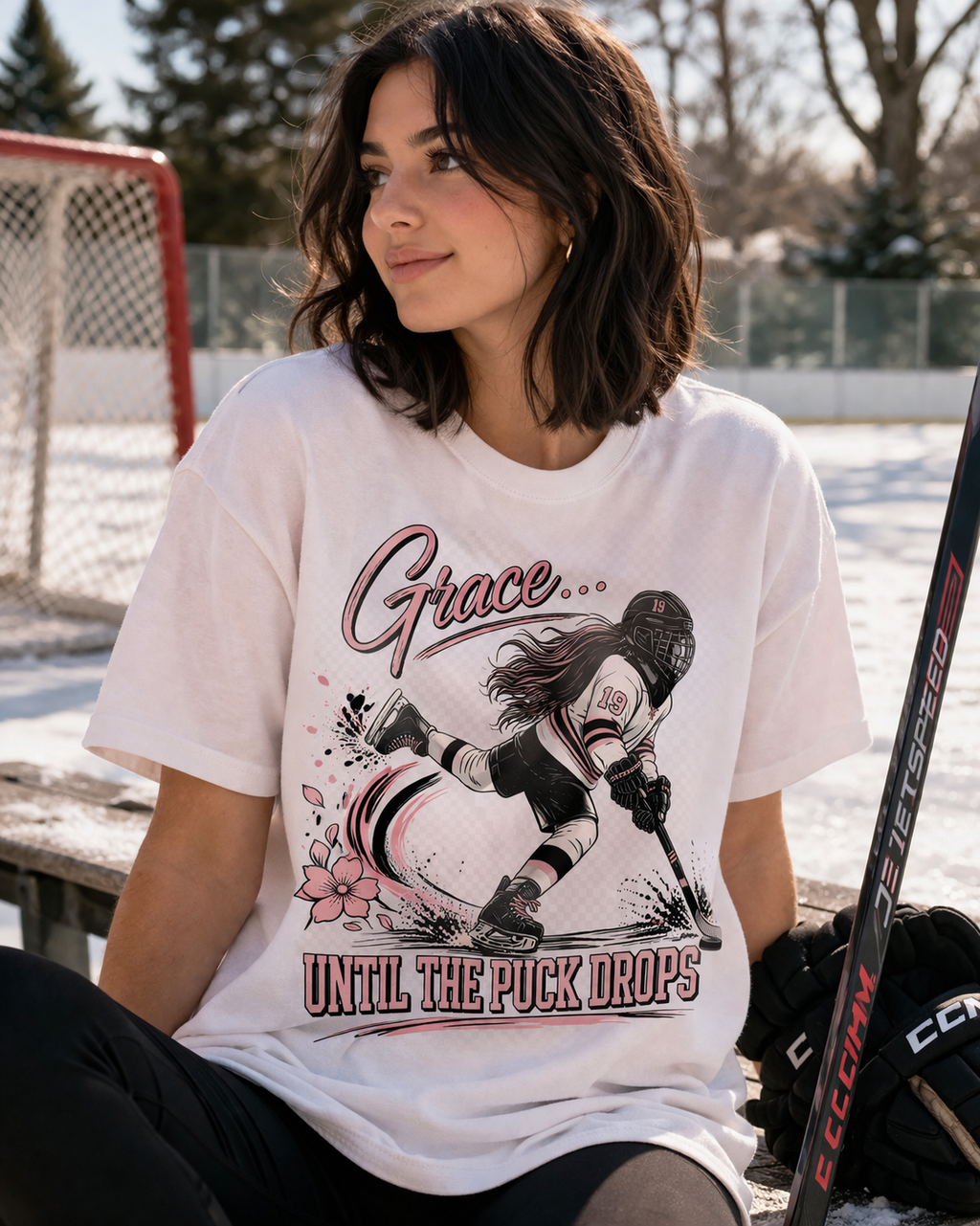 "Grace Until The Puck Drops" - Youth T-Shirt