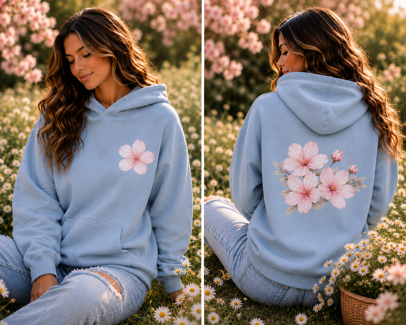 "Cherry Blossom" -Adult Hoodie