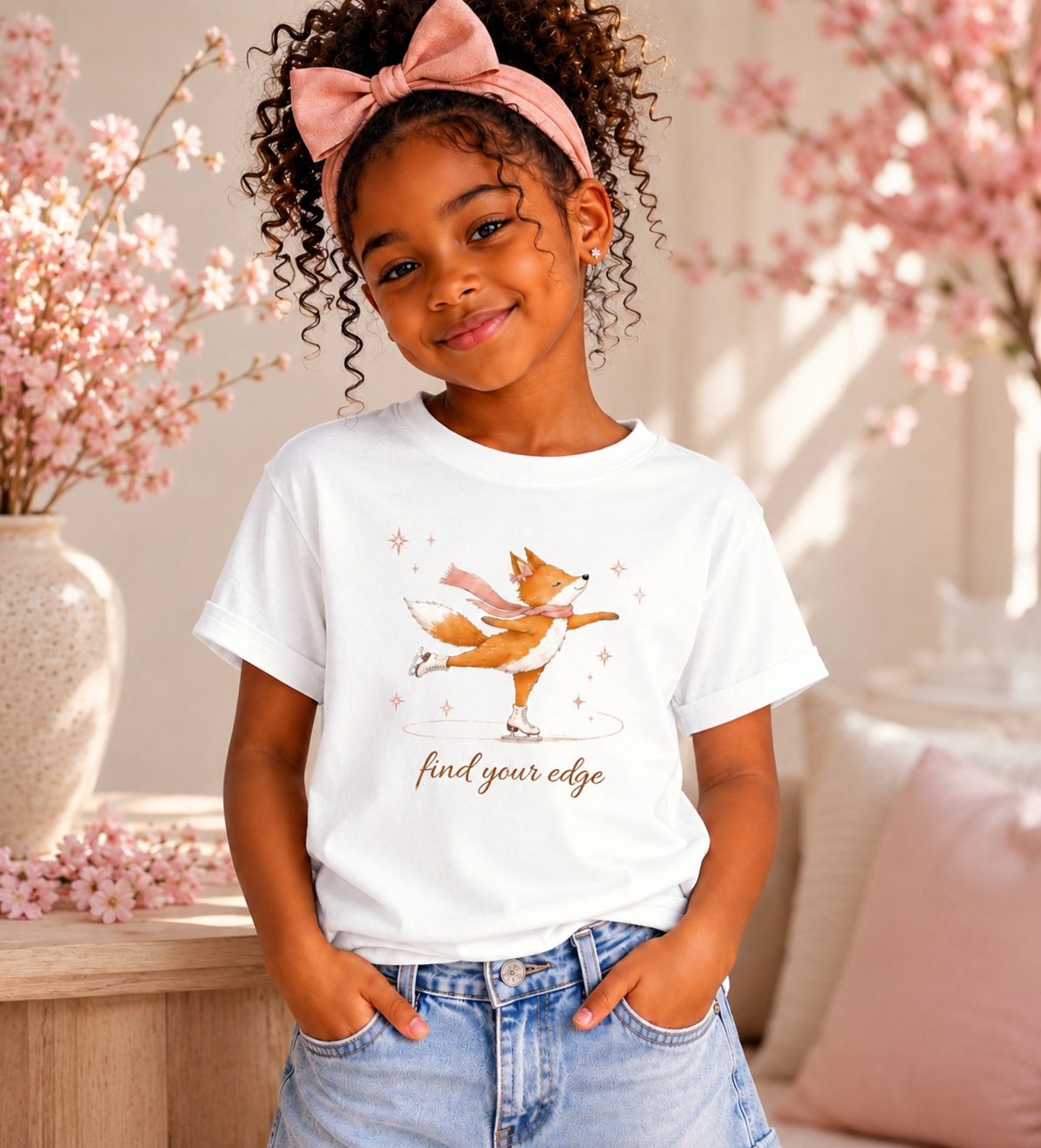 "Fiona Fox Finds Her Edge" Toddler T-Shirt