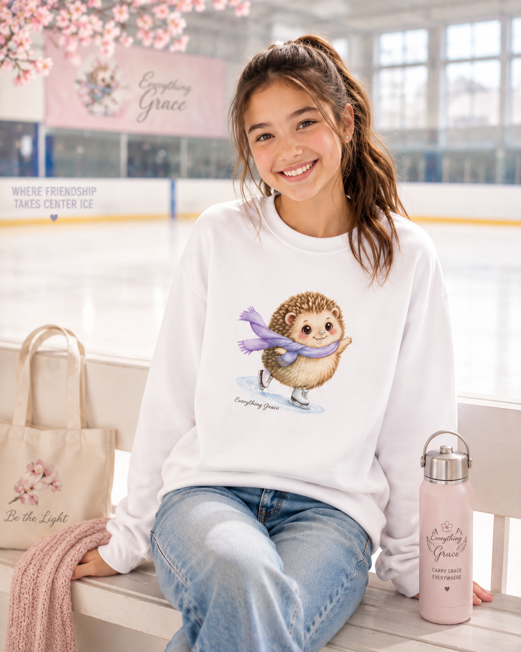 Henrietta Hedgehog Youth Sweatshirt