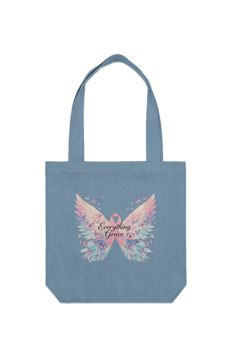 Denim Carrie Tote