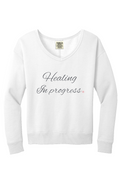 Beach Wash V Neck Sweatshirt