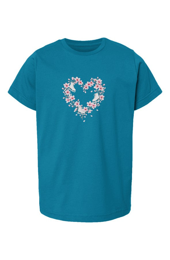 Blossom Heart "Ice Skates" Youth T-shirt