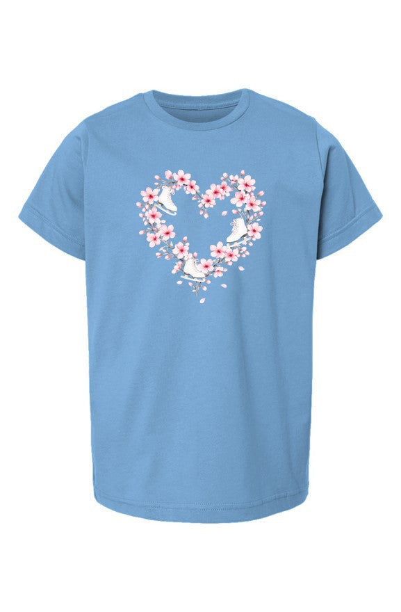 "Blossom Heart Skates"  Youth T-shirt