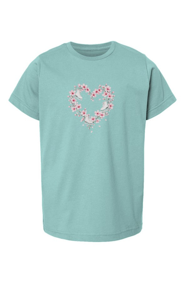 Blossom Heart "Ice Skates" Youth T-shirt