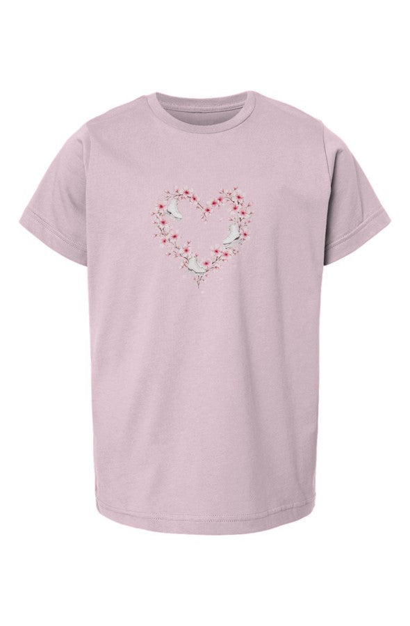 Blossom Heart "Ice Skates" Youth T-shirt