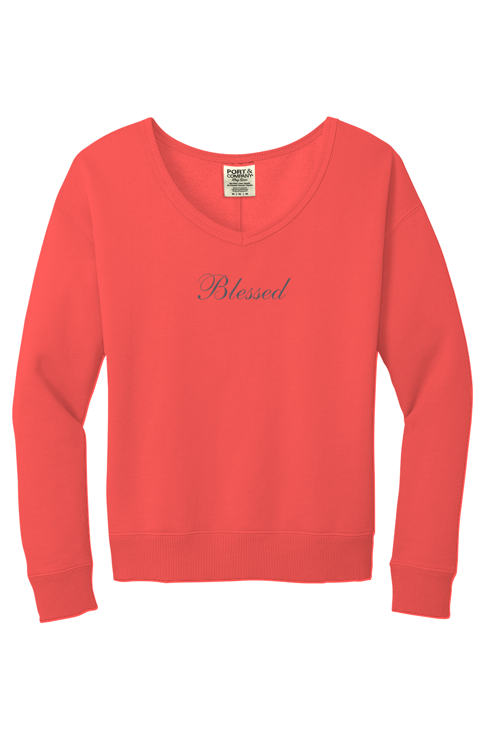 Beach Wash V Neck Sweatshirt