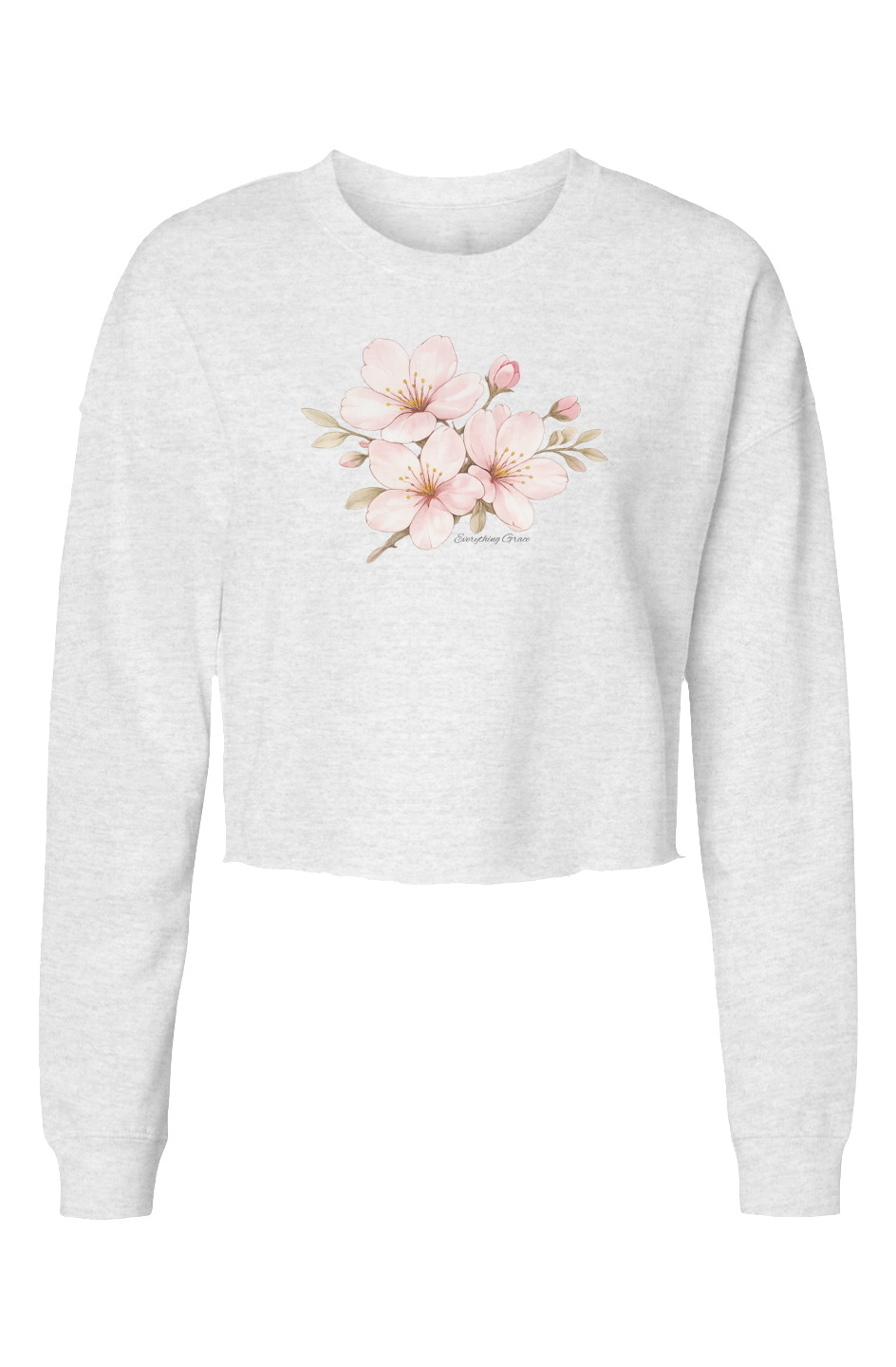 Cherry Blossom Crop Sweatshirt
