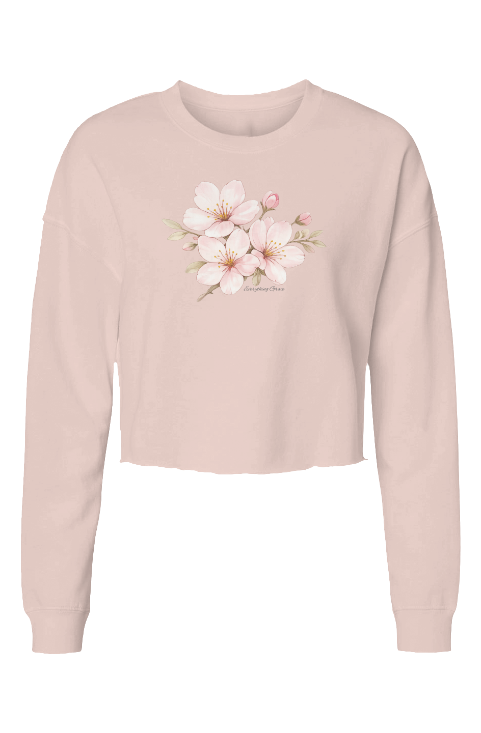 Cherry Blossom Crop Sweatshirt