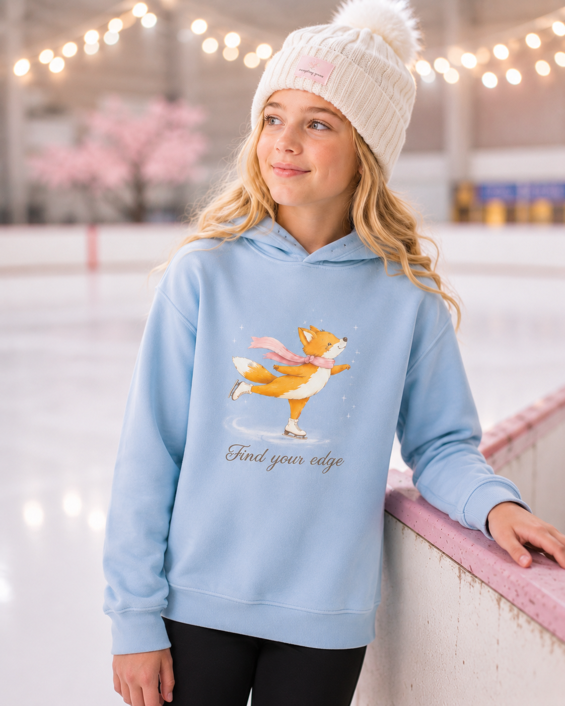 "Fiona Fox Finds Her Edge" Youth Hoodie