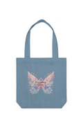 Denim Carrie Butterfly Hope Tote