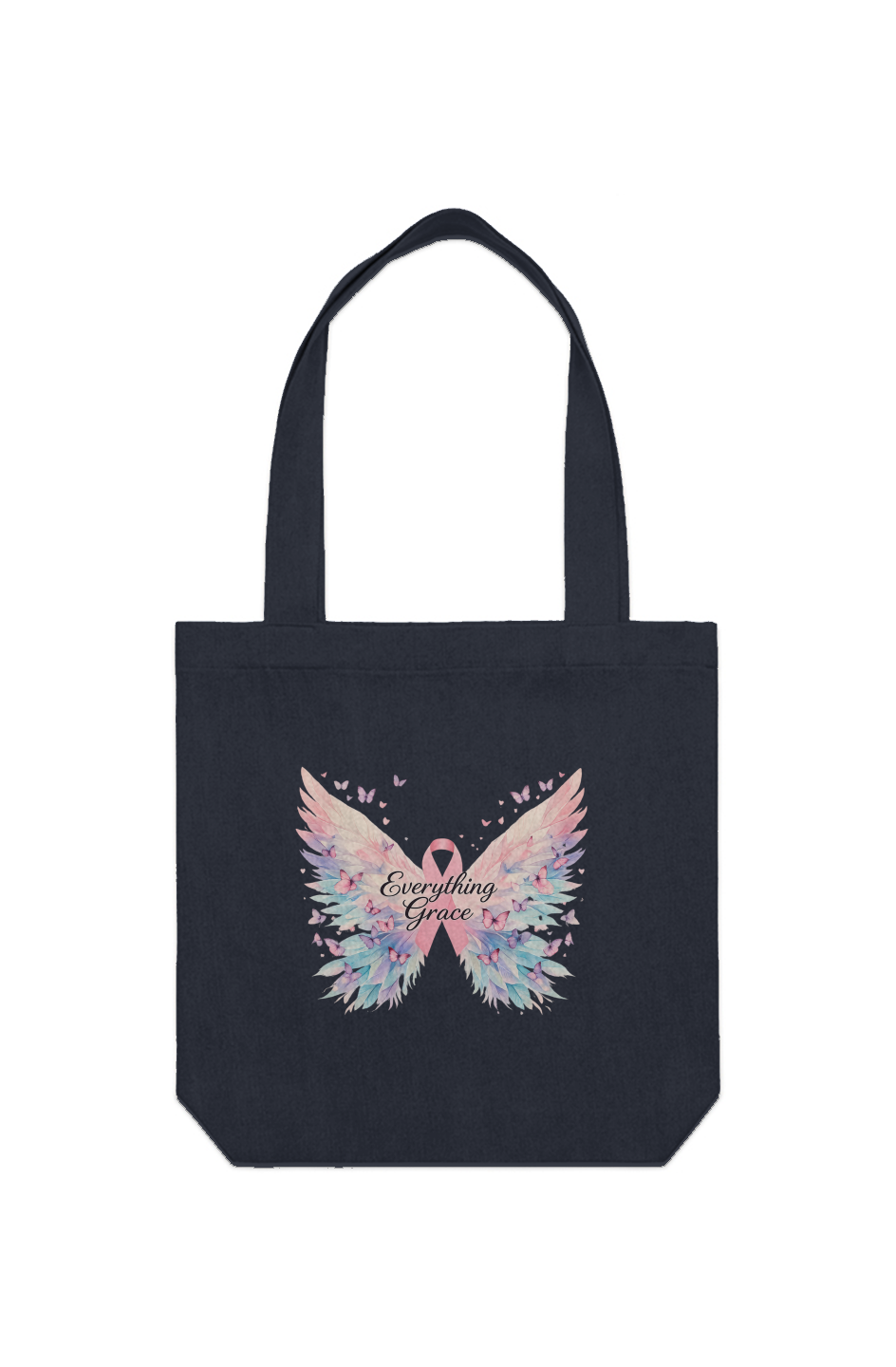 Denim Carrie Butterfly Hope Tote