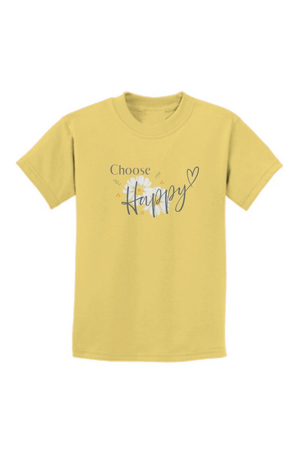 "Choose Happy"  Youth Tee