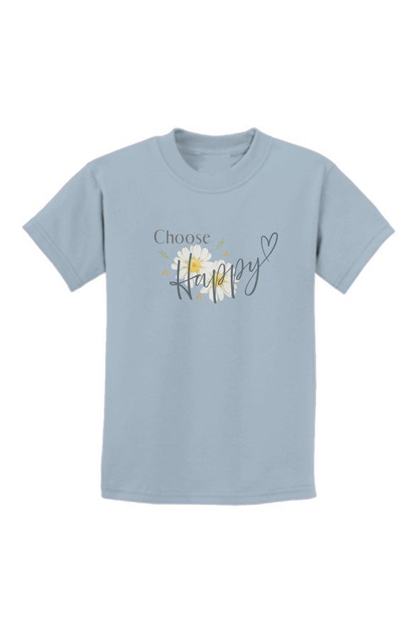 "Choose Happy"  Youth Tee