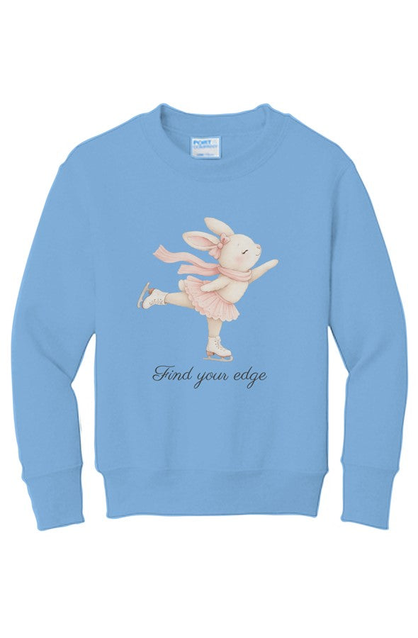 "Hunny Bunny" Find Your Edge- Youth Sweatshirt 