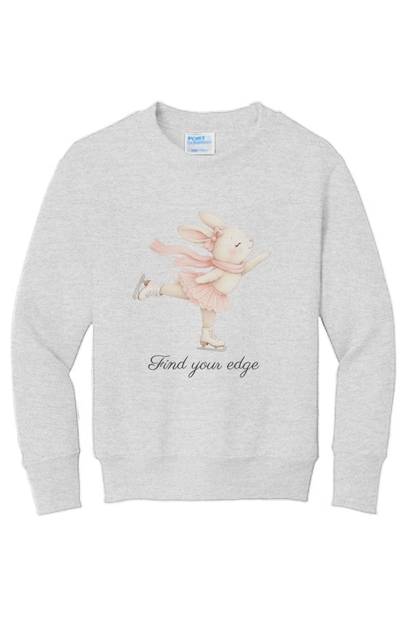 "Hunny Bunny" Find Your Edge- Youth Sweatshirt 