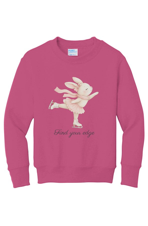 "Hunny Bunny" Find Your Edge- Youth Sweatshirt 
