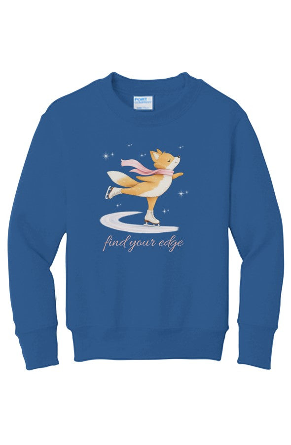 Fiona Fox quot Find Your Edge quot Youth Sweatshirt Dark C