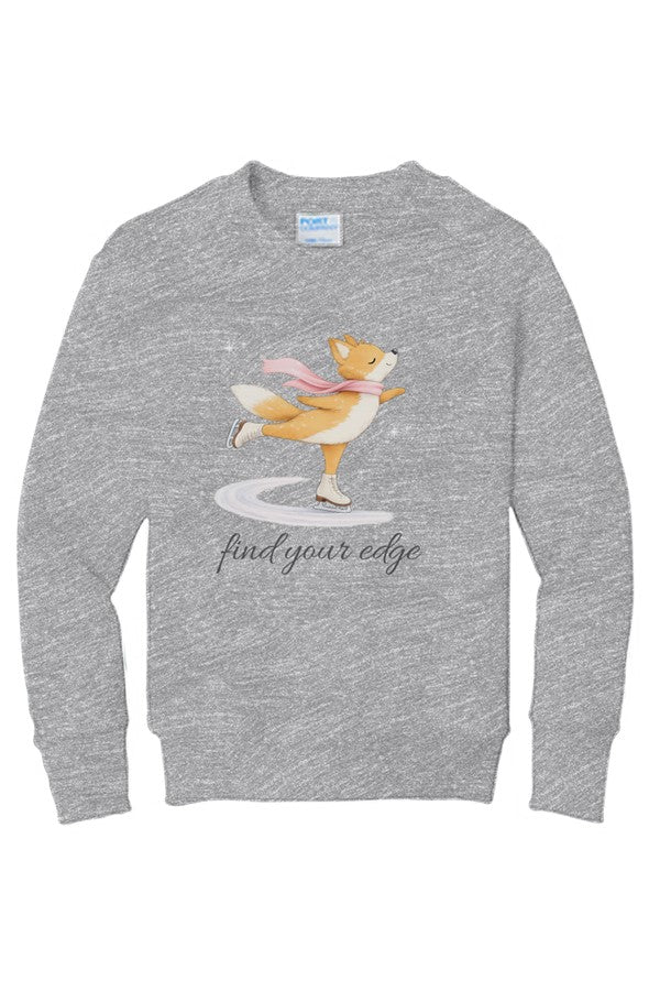 Fiona Fox quot Find Your Edge quot Youth Sweatshirt