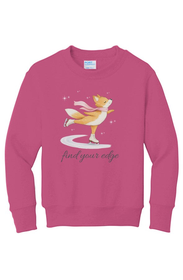 Fiona Fox quot Find Your Edge quot Youth Sweatshirt