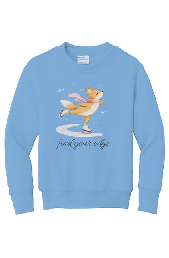 Fiona Fox quot Find Your Edge quot Youth Sweatshirt