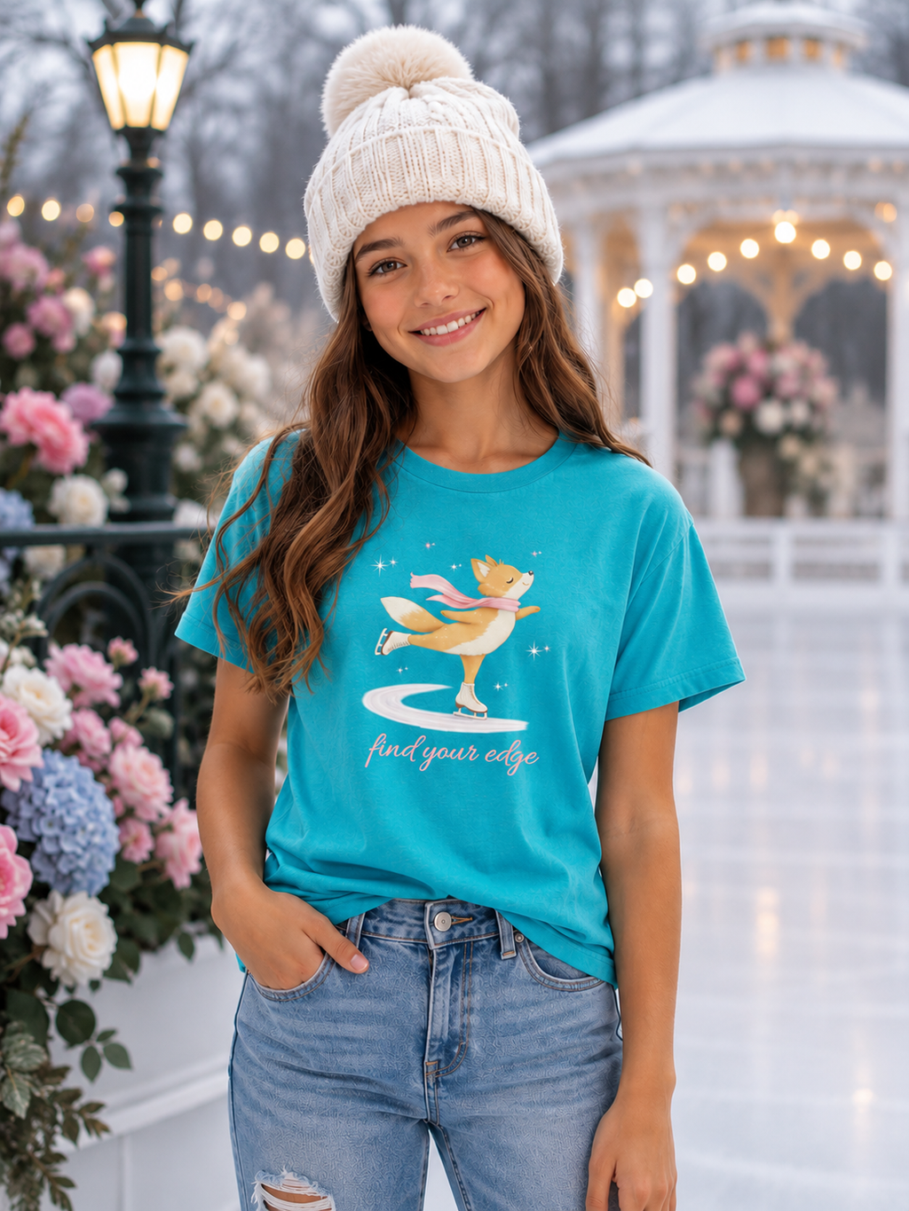 Fiona Fox -"Find Your Edge" Youth T-Shirt (dark colors)