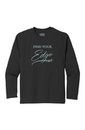 Find Your Edge Youth Performance Long Sleeved T Shirt unisex 