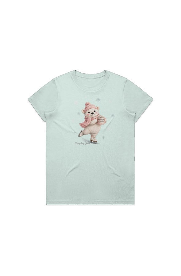 Cocoa Bear Maple Tee
