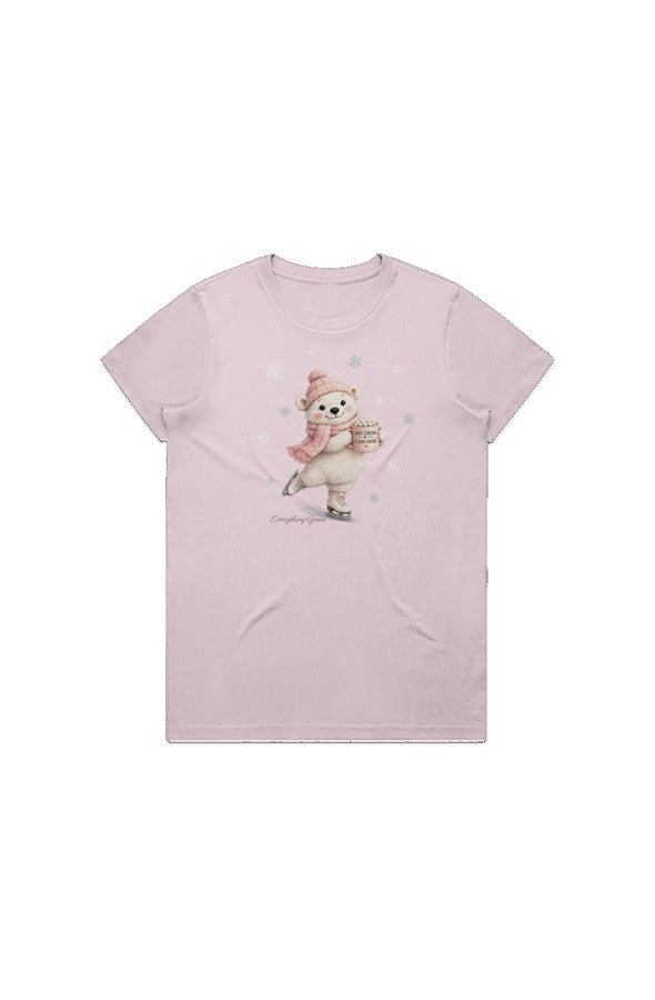 Cocoa Bear Maple Tee