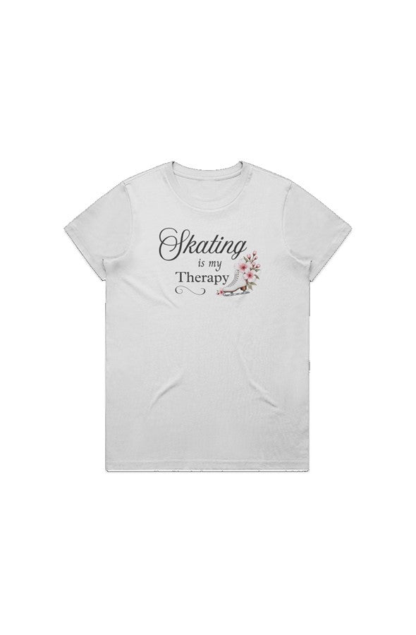 NEW Skating Is My Therapy Maple Tee