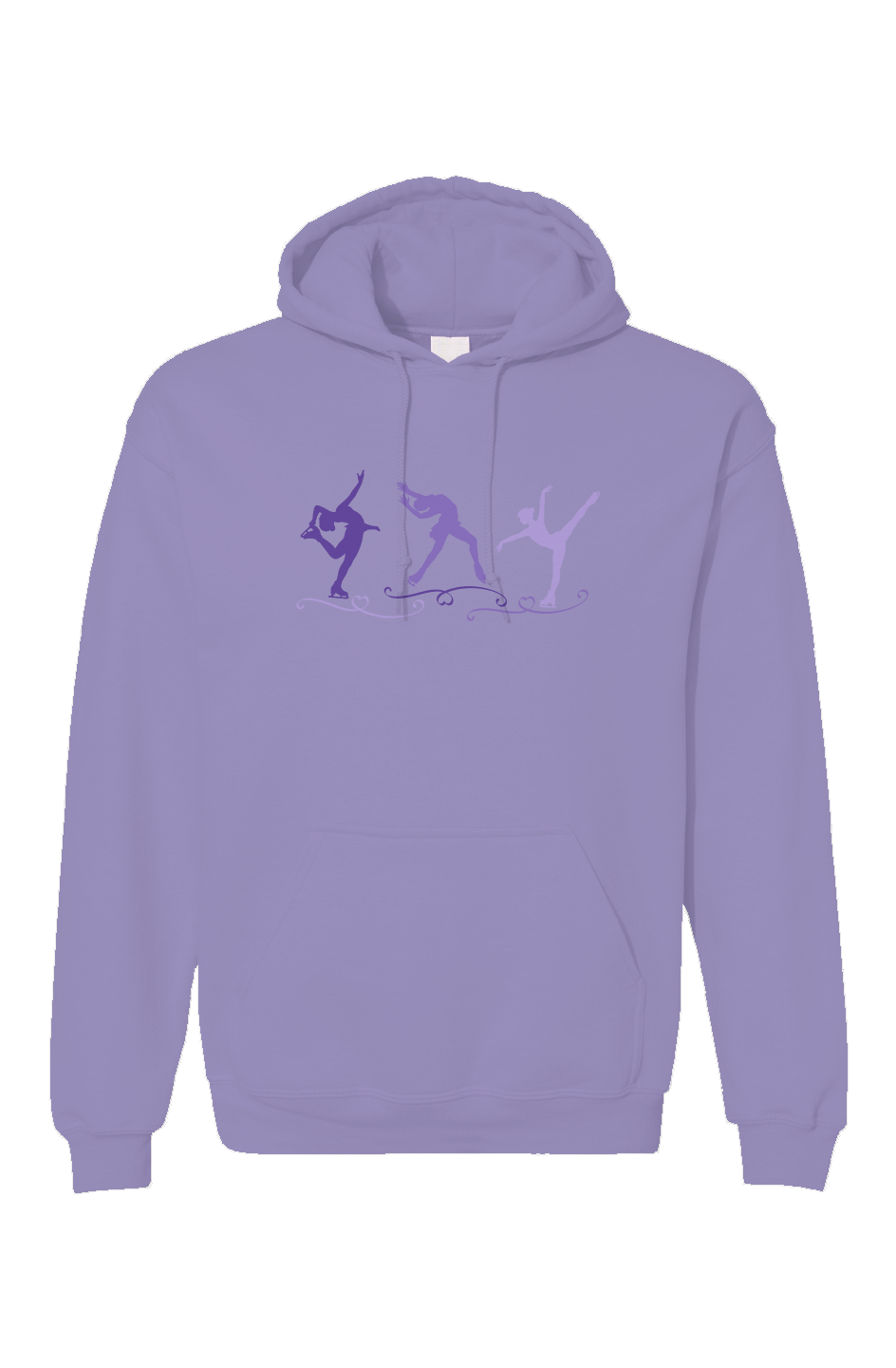 Purple Trio Adult Hoodie