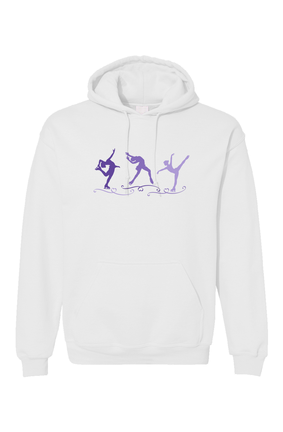 Purple Trio Adult Hoodie