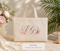 Monogram Botanical Tote