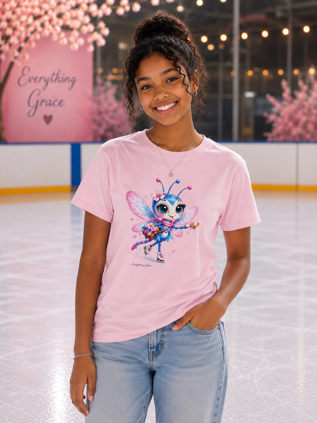 Delilah Dragonfly -Youth T-Shirt Light Colors