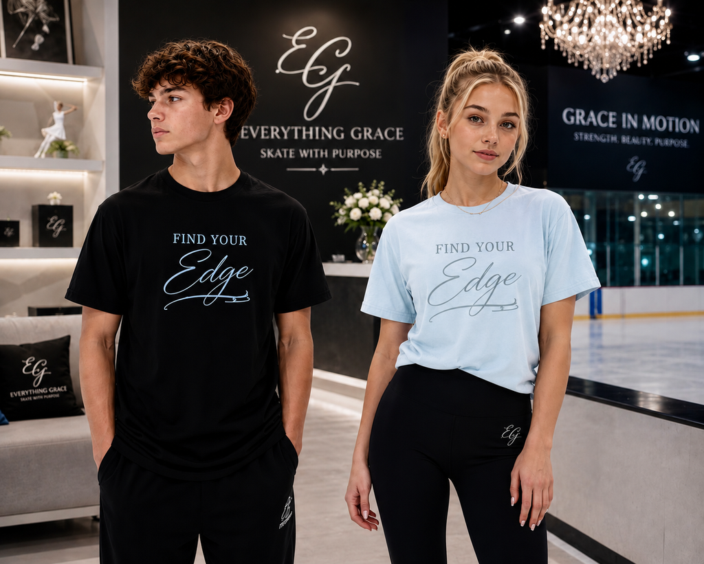 "Find Your Edge" Youth Unisex T-Shirt -Blue Mist Edition