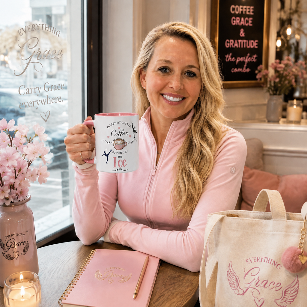 Fueled By Coffee -Powered By The Ice- Figure Skating 11 oz. Mug