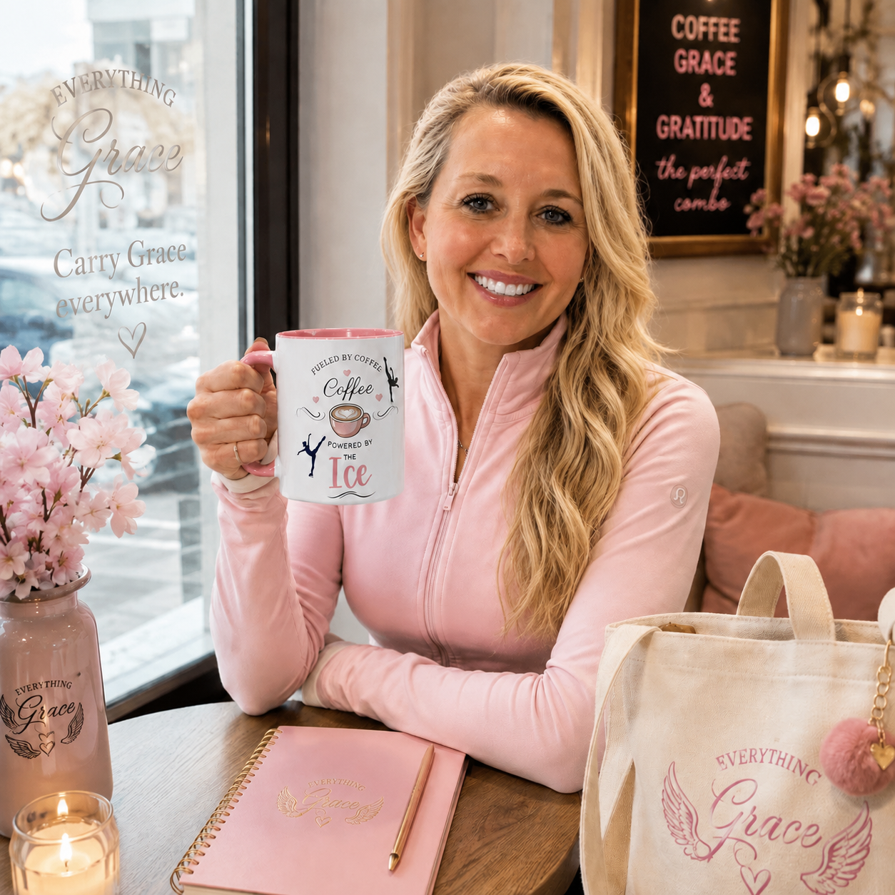 Fueled By Coffee -Powered By The Ice- Figure Skating 11 oz. Mug