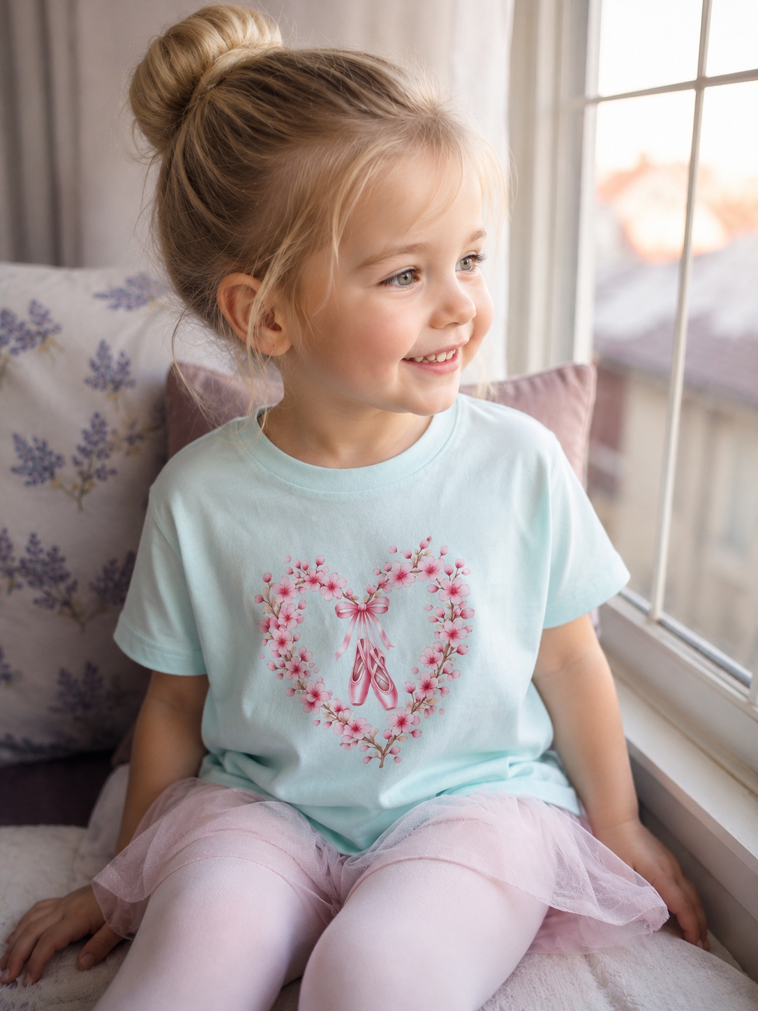 Blossom Heart-Pointe Shoes T- Shirt