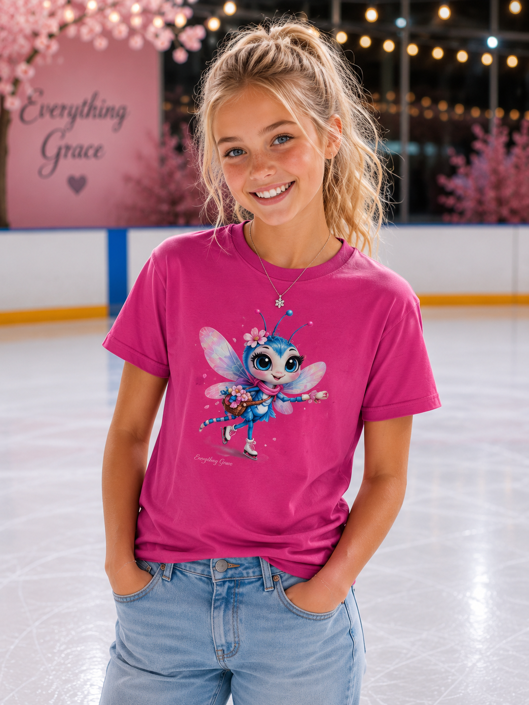 Delilah Dragonfly Youth T-Shirt (dark colors)