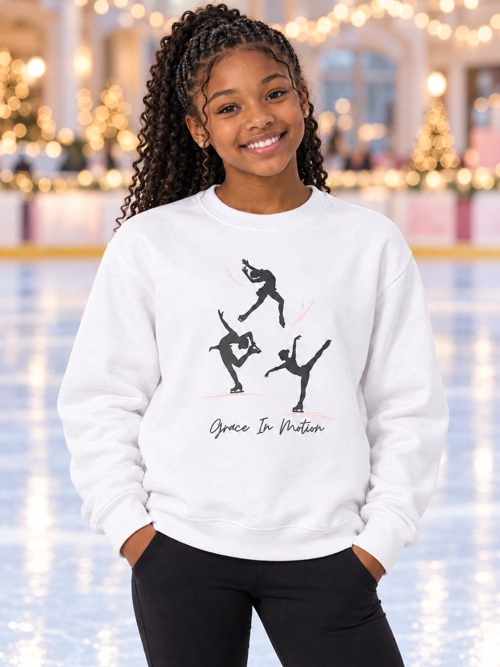 Grace In Motion Figure Skating | Adult Sweatshirt
