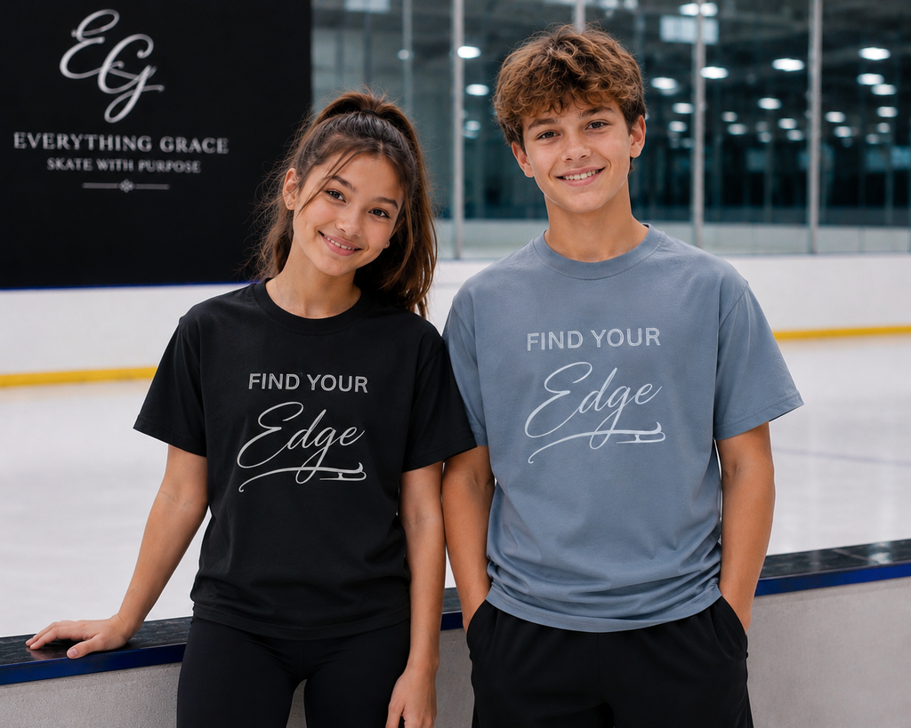 "Find Your Edge" Youth Unisex T-Shirt-Silver Mist Edition