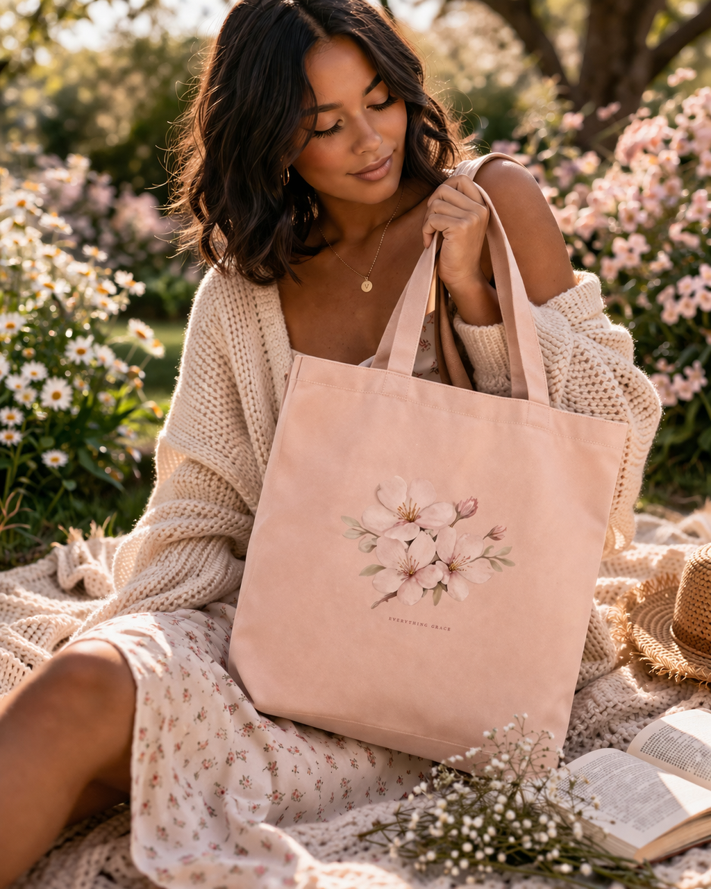 Cherry Blossom Everyday Tote