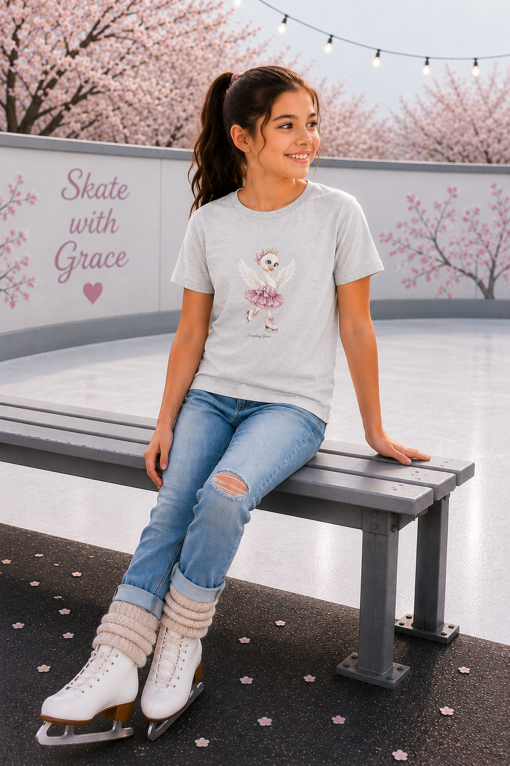 "Sylvie Swan" - Youth T-Shirt