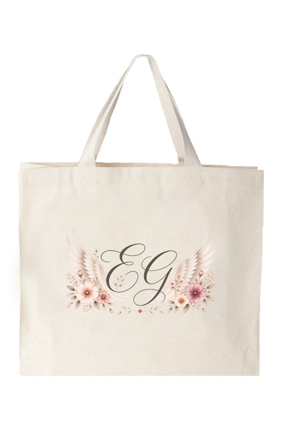 Monogram Botanical Tote